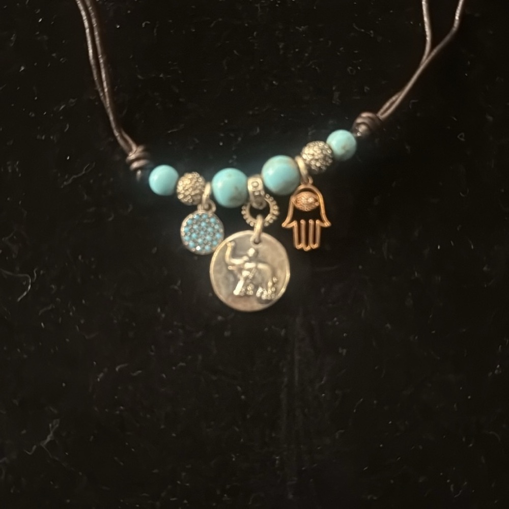 Lucky Brand charmed necklace - Picture 2 of 4